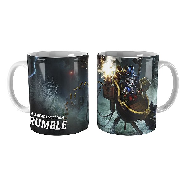 Caneca Rumble Ratazana do Mar League of Legends Lol