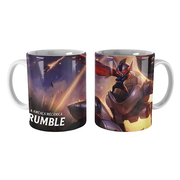 Caneca Rumble Supergaláctico League of Legends Lol