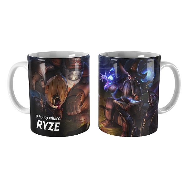 Caneca Ryze Barba Branca League of Legends Lol