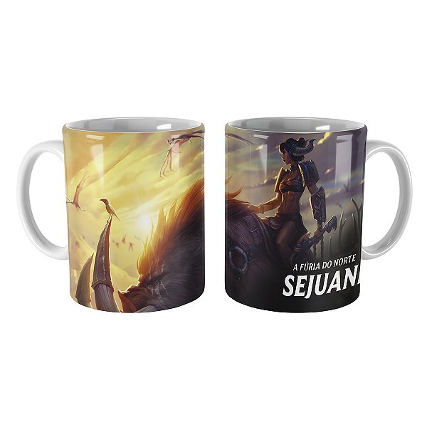 Caneca Sejuani Presas de Sabre League of Legends Lol