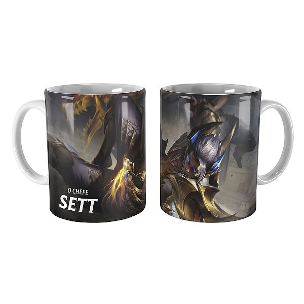 Caneca Sett Dragão de Obsidiana de Prestígio Lol