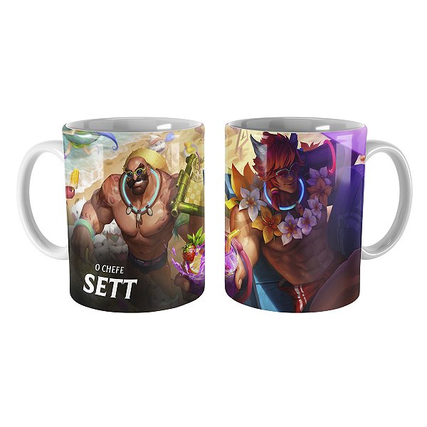 Caneca Sett Curtindo o Verão League of Legends Lol