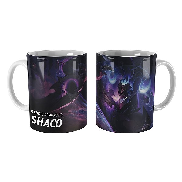 Caneca Shaco Estrela Negra League of Legends Lol