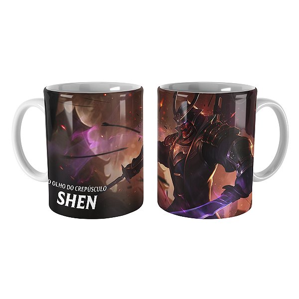 Caneca Shen Mestre Samurai League of Legends Lol