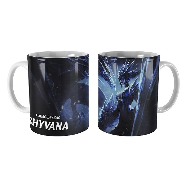 Caneca Shyvana Dragão de Gelo League of Legends Lol