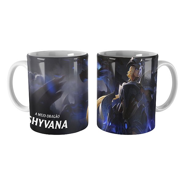 Caneca Shyvana Mundial 2014 League of Legends Lol