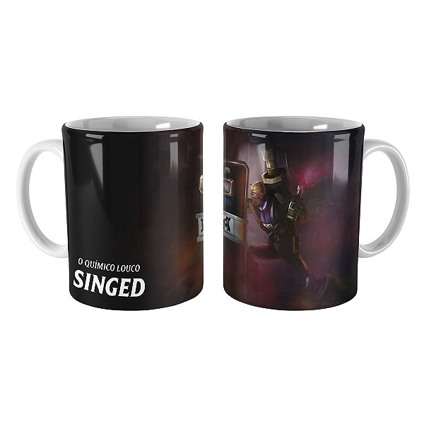 Caneca Singed Pelotão Riot League of Legends Lol