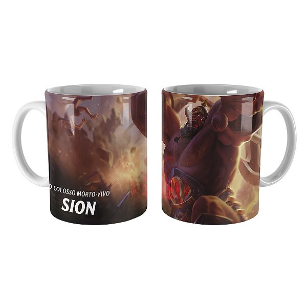 Caneca Sion Bárbaro League of Legends Lol