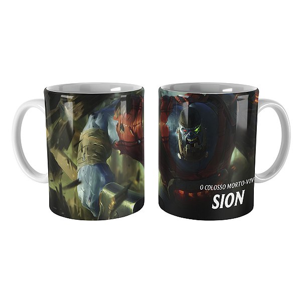 Caneca Sion Lenhador League of Legends Lol