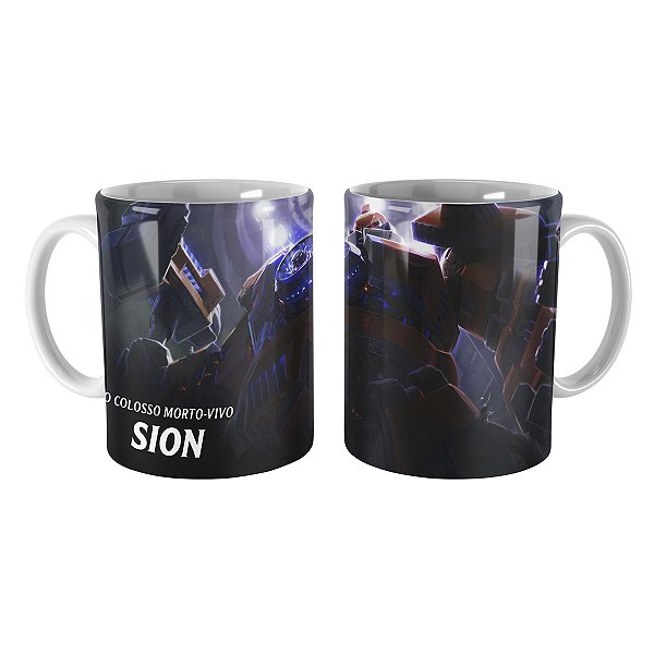 Caneca Mech Zero Sion League of Legends Lol