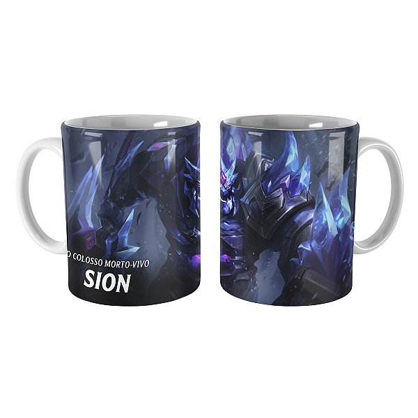Caneca Sion Gelo Sombrio League of Legends Lol