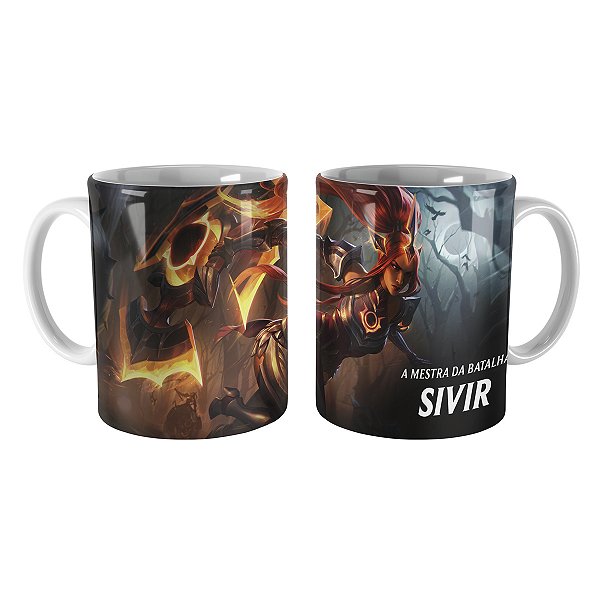 Caneca Sivir Eclipse Solar League of Legends Lol