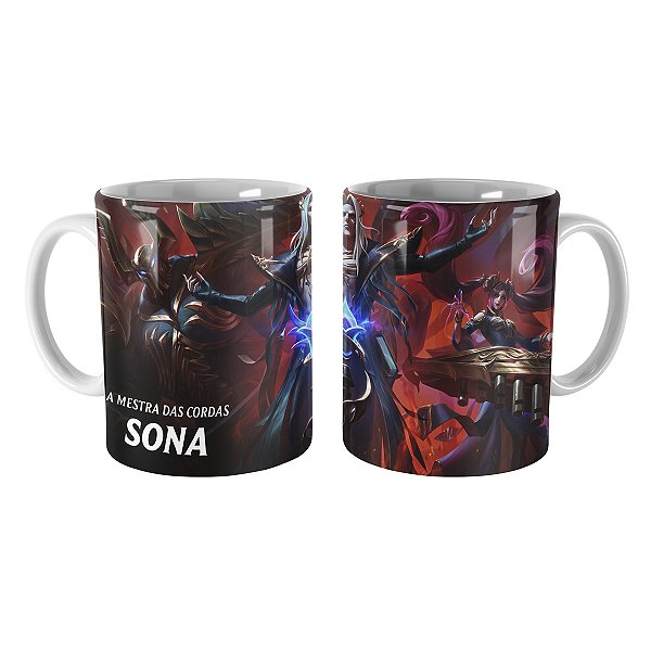 Caneca Sona Pentakill III: Lost Chapter League of Legends