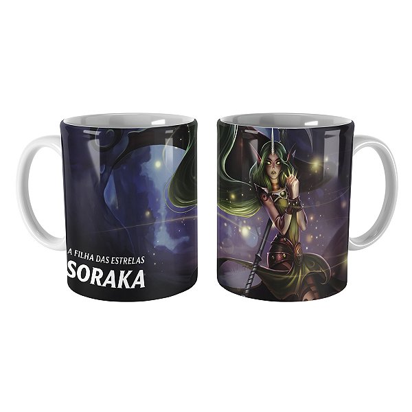 Caneca Soraka Dríade League of Legends Lol