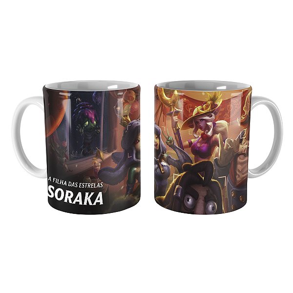 Caneca Soraka Ordem da Banana League of Legends Lol