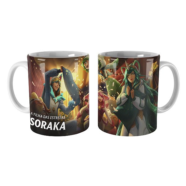 Caneca Soraka Pijaminha Estelar League of Legends Lol
