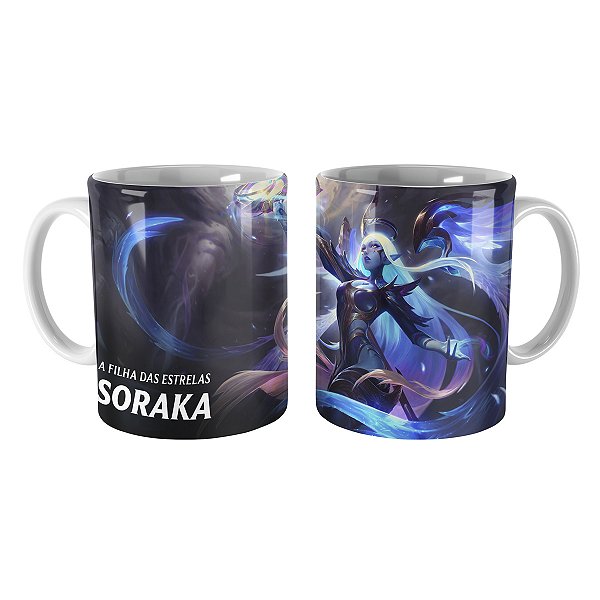 Caneca Soraka Emissária da Luz League of Legends Lol