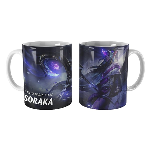 Caneca Soraka Florescer Espiritual League of Legends Lol