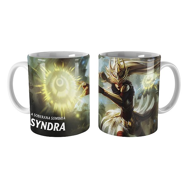 Caneca Syndra Justiceira League of Legends Lol