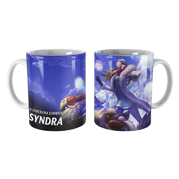Caneca Syndra Dia Nevado League of Legends Lol
