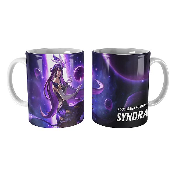 Caneca Syndra Guardiã Estelar League of Legends Lol