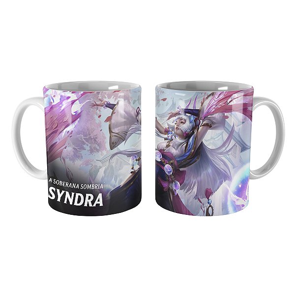Caneca Syndra Florescer Espiritual League of Legends Lol