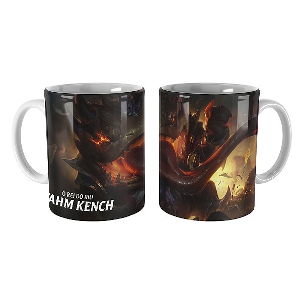 Caneca Tahm Kench Velho Oeste League of Legends Lol