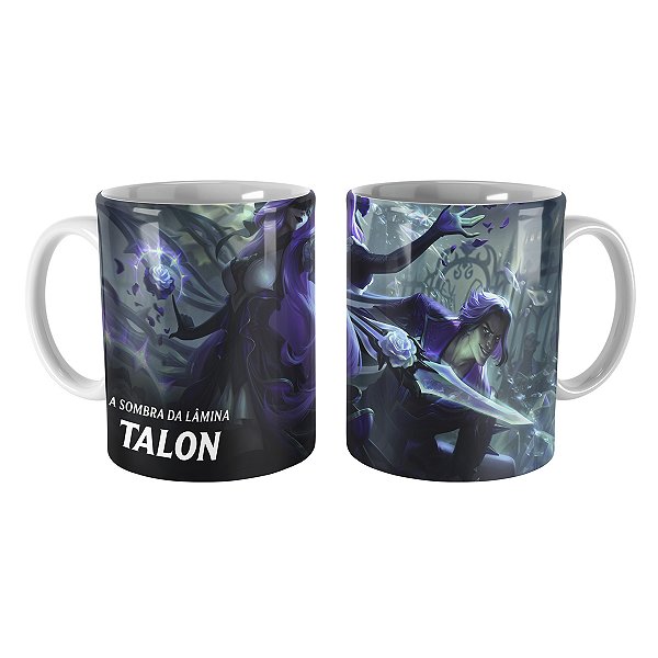 Caneca Talon Rosa Definhada League of Legends Lol
