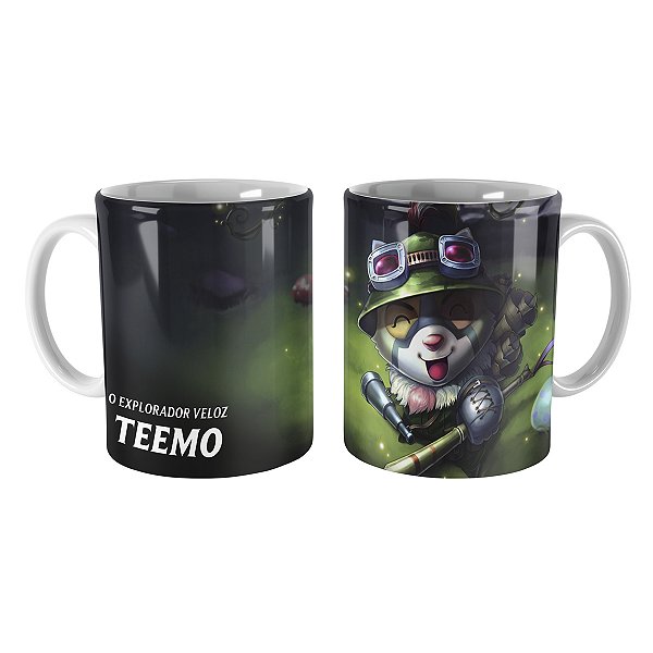 Caneca Teemo Batedor League of Legends Lol