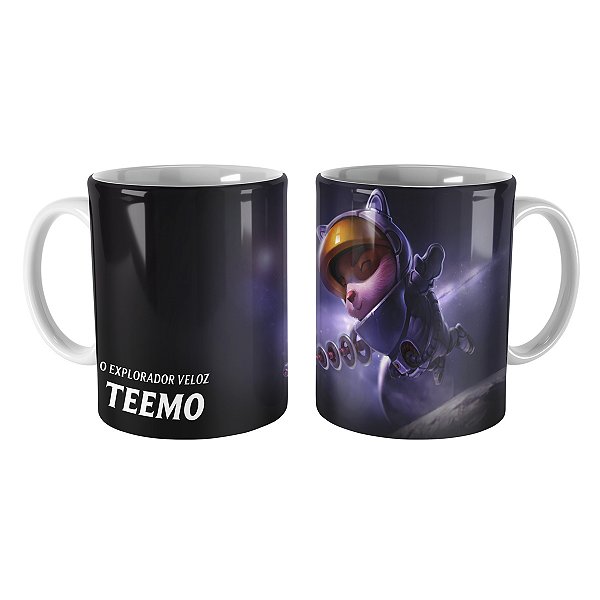Caneca Teemo Astronauta League of Legends Lol