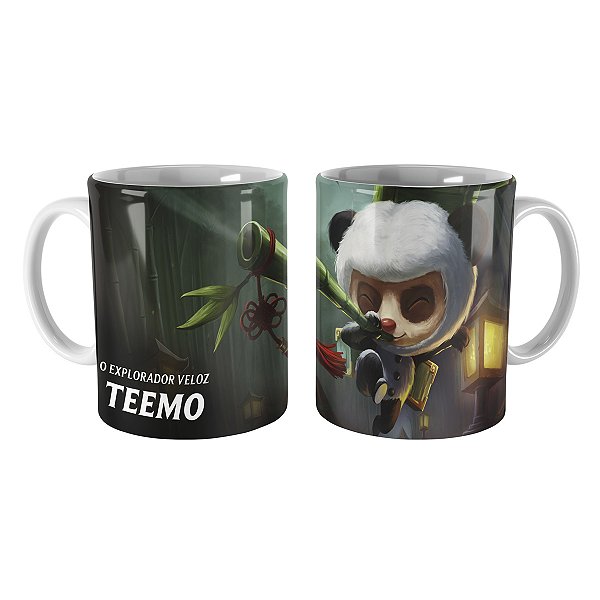 Caneca Teemo Panda League of Legends Lol