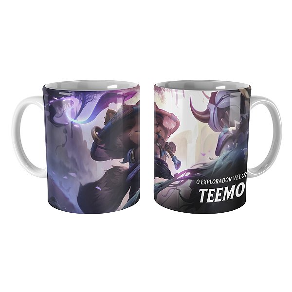 Caneca Teemo Florescer Espiritual League of Legends Lol