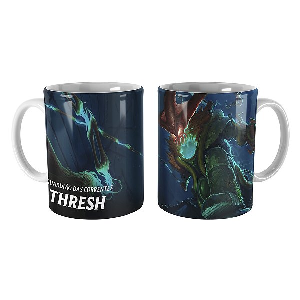 Caneca Thresh Terror Profundo League of Legends Lol