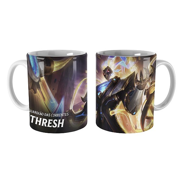 Caneca Pulsefire Thresh de Prestígio League of Legends Lol