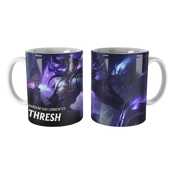 Caneca Thresh Florescer Espiritual League of Legends Lol