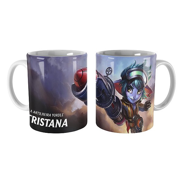 Caneca Tristana Garota-Foguete League of Legends Lol