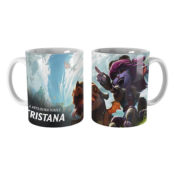 Caneca Tristana Treinadora de Dragões League of Legends Lol