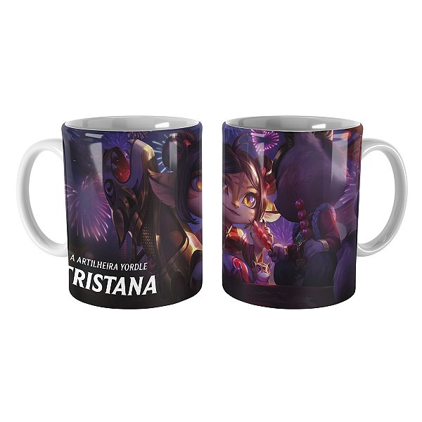 Caneca Tristana Fogos de Artifício League of Legends Lol