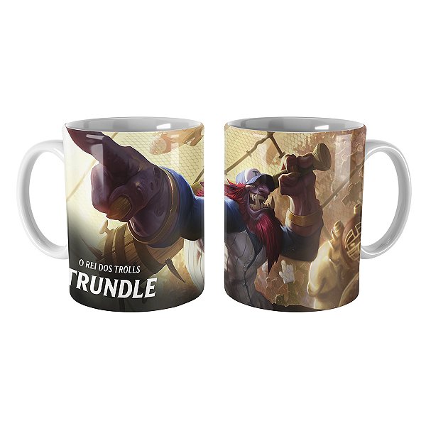 Caneca Trundle Rebatedor League of Legends Lol