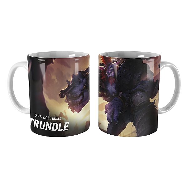 Caneca Trundle Ferro-Velho League of Legends Lol