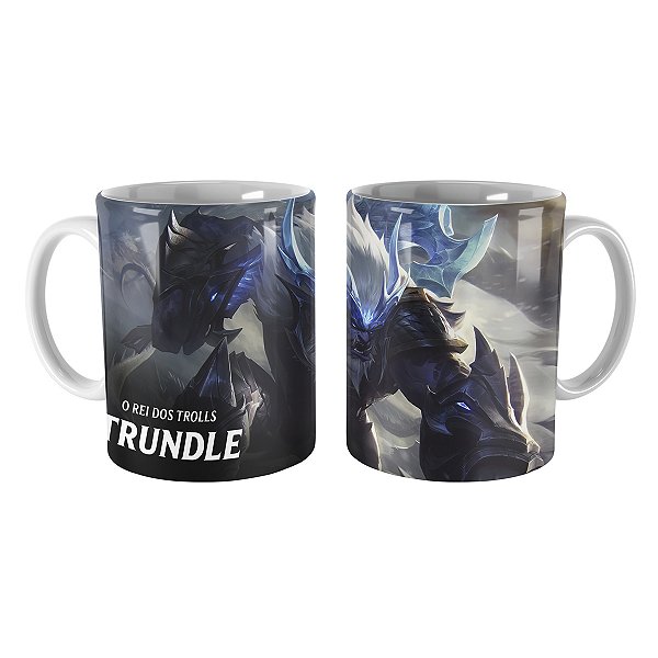 Caneca Trundle Caçador de Dragões League of Legends Lol