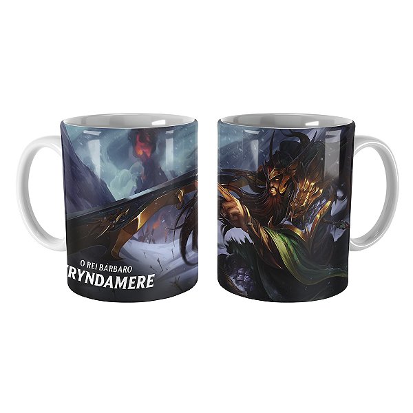 Caneca Tryndamere Reinos Combatentes League of Legends Lol