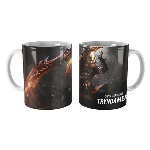Caneca Tryndamere Emissário da Escuridão League of Legends