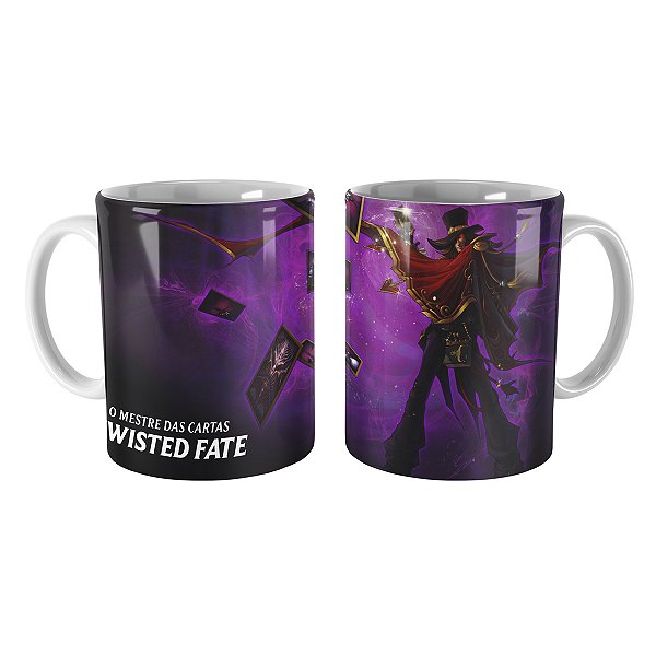 Caneca O Magnífico Twisted Fate League of Legends Lol