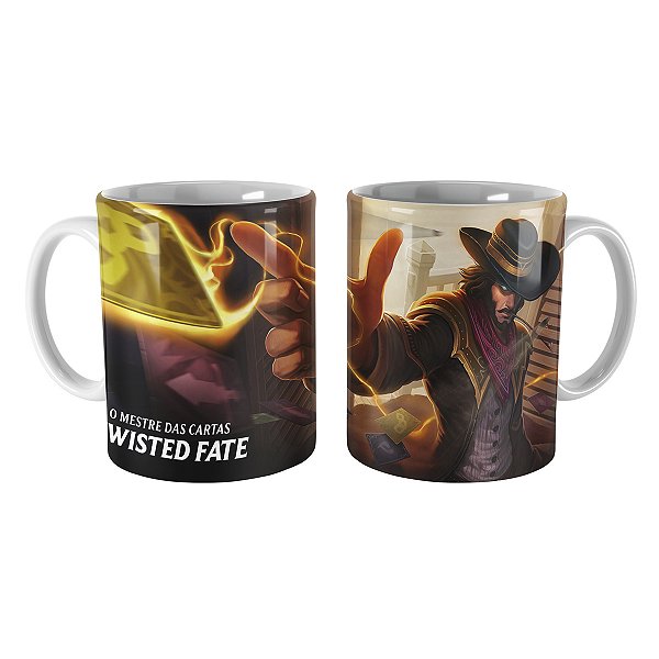 Caneca Twisted Fate Velho Oeste League of Legends Lol