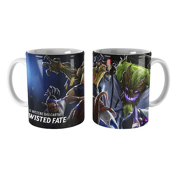 Caneca Twisted Fate Árbitro League of Legends Lol
