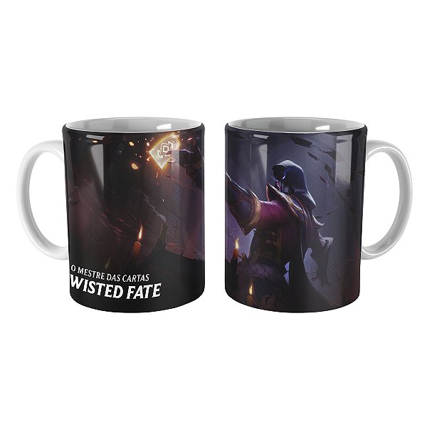 Caneca Twisted Fate Lua Sangrenta League of Legends Lol