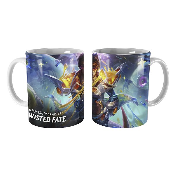 Caneca Twisted Fate Embalos no Espaço League of Legends Lol