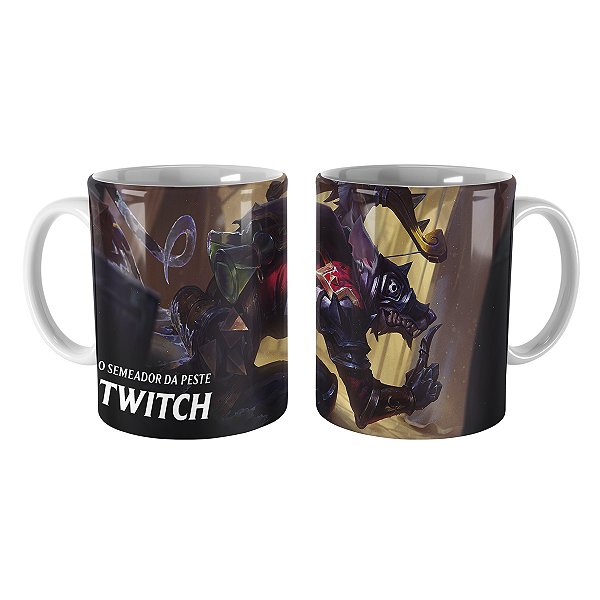 Caneca Twitch Medieval League of Legends Lol