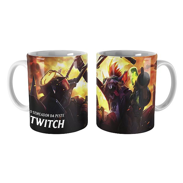 Caneca Twitch Vândalo League of Legends Lol